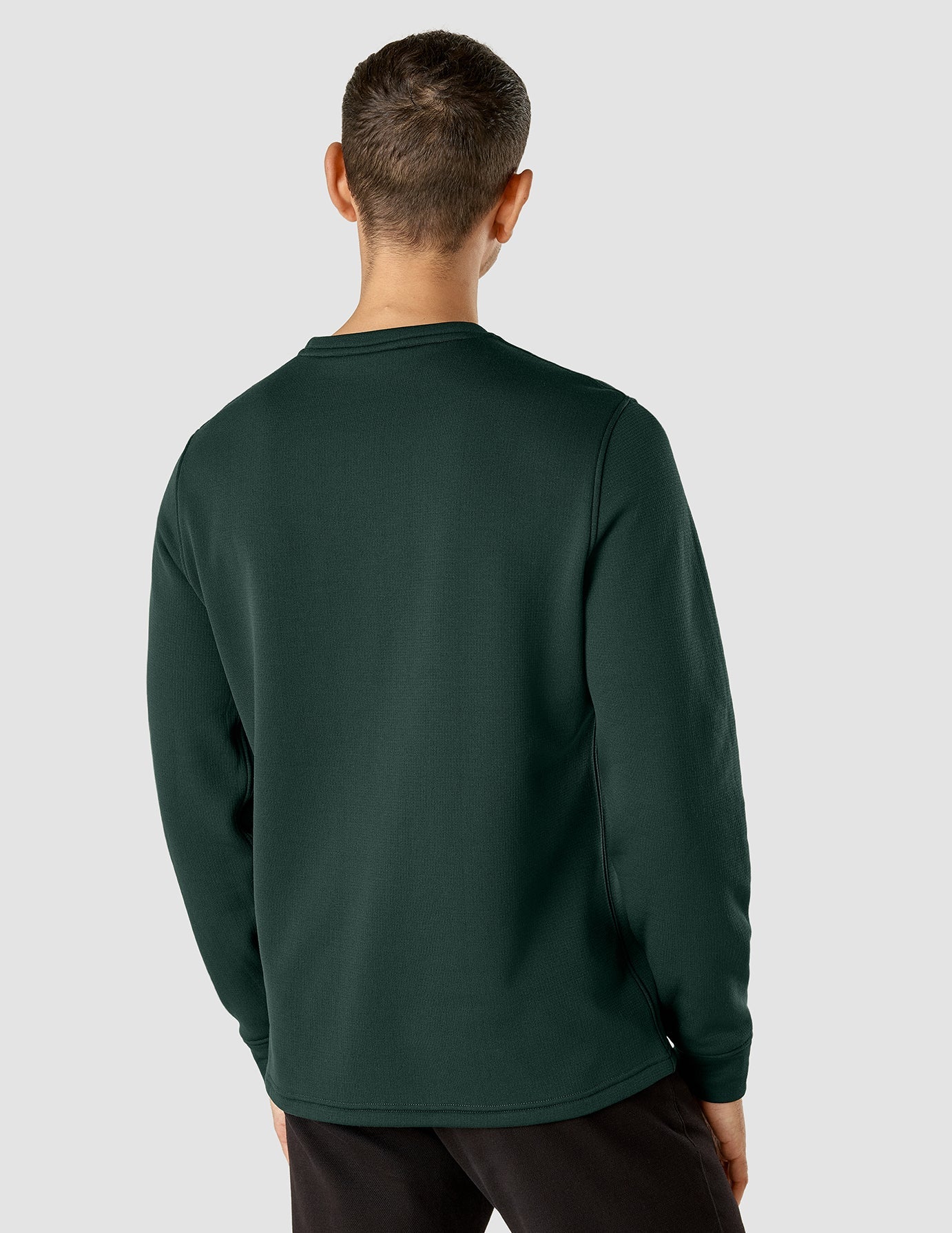 Tech Wool Crewneck Forest Green